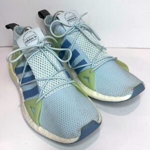 Used women’s Adidas Blue and Green Sneakers
